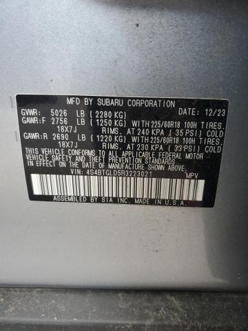 2024 SUBARU OUTBACK ON 4S4BTGLD5R3223021