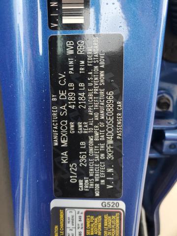 2025 KIA K4 GT-LINE - 3KPFW4DC0SE088966