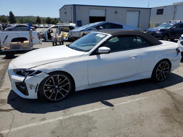 BMW 430I 2021 white  gas WBA23AT08MCH37209 photo #1