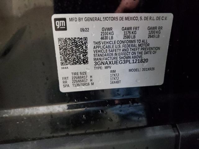 2023 CHEVROLET EQUINOX LT - 3GNAXUEG3PL121820