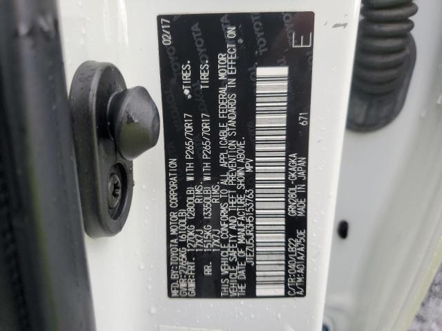 2017 TOYOTA 4RUNNER SR JTEZU5JR3H5153763