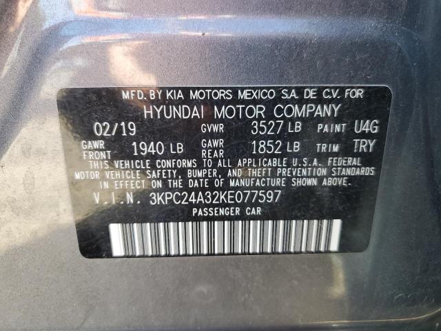 2019 HYUNDAI ACCENT SE - 3KPC24A32KE077597