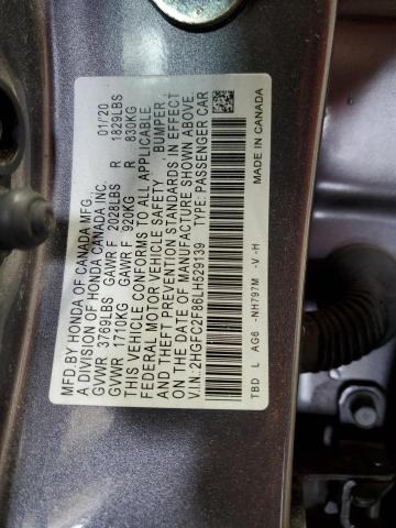 2020 HONDA CIVIC SPOR #3277193932