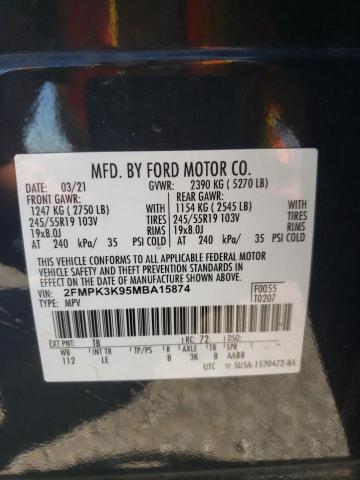 2021 FORD EDGE TITAN - 2FMPK3K95MBA15874