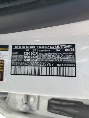 2024 MERCEDES-BENZ C 300 - W1KAF4GB8RR232989