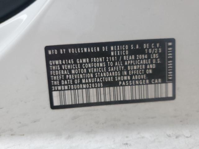 2024 VOLKSWAGEN JETTA SPOR 3VWBM7BU0RM026305