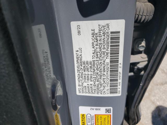 2023 HONDA ACCORD HYB 1HGCY2F51PA062193