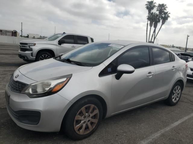 KIA RIO LX 2013 silver  gas KNADM4A36D6137174 photo #1