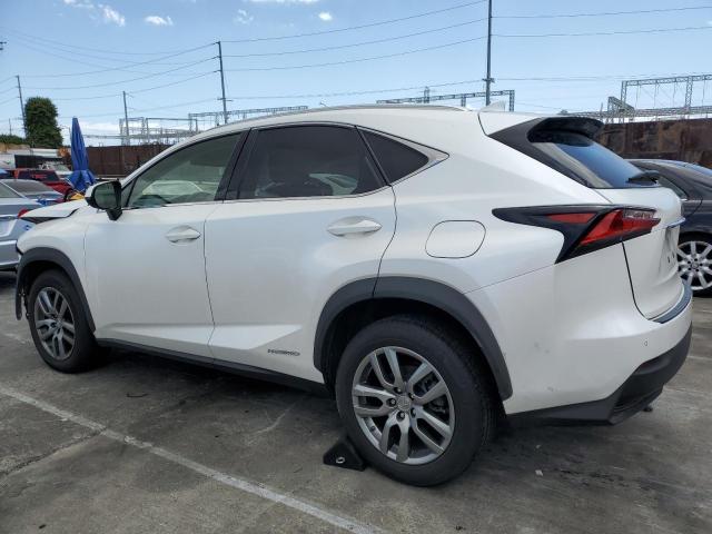 LEXUS NX 300H 2015 white  hybrid engine JTJBJRBZ8F2027317 photo #3