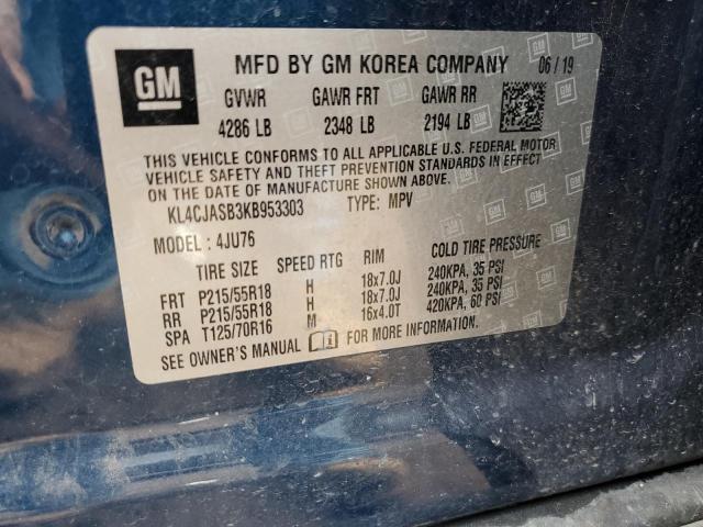 2019 BUICK ENCORE PRE - KL4CJASB3KB953303