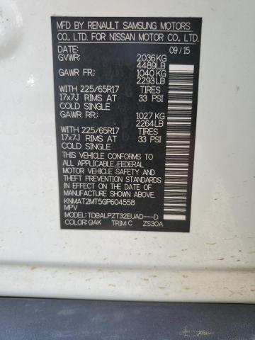2016 NISSAN ROGUE S - KNMAT2MT5GP604558