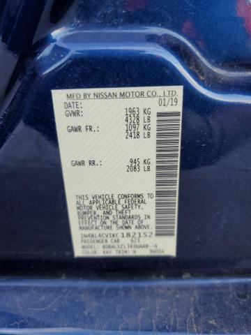2019 NISSAN ALTIMA SR - 1N4BL4CV1KC182152