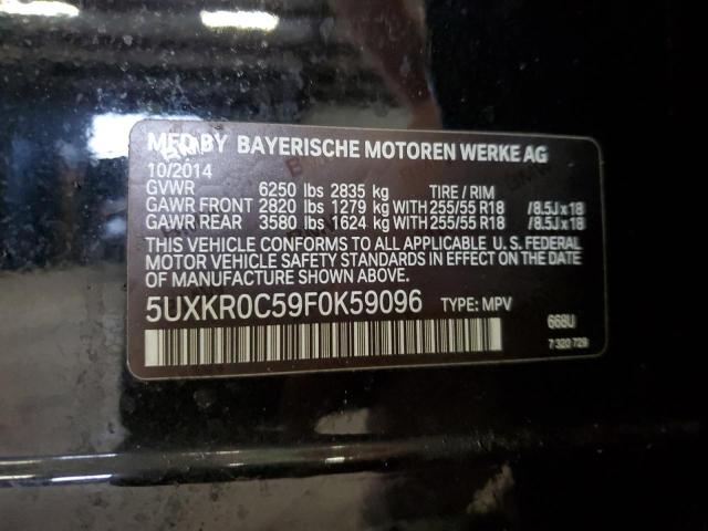 2015 BMW X5 XDRIVE3 - 5UXKR0C59F0K59096