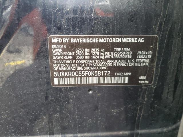 2015 BMW X5 XDRIVE3 - 5UXKR0C55F0K58172