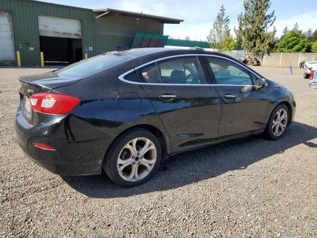 CHEVROLET CRUZE PREM 2017 black sedan 4d gas 1G1BF5SM1H7137707 photo #4