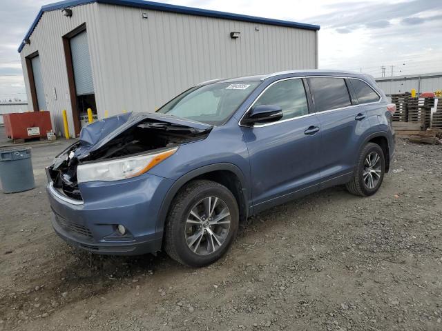Vin: 5tdjkrfh8gs287742, lot: 59043935, toyota highlander xle 2016 img_1