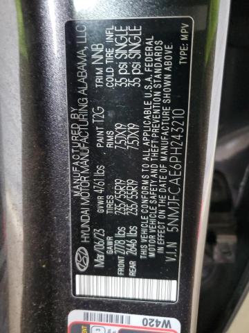 2023 HYUNDAI TUCSON SEL - 5NMJFCAE6PH243210