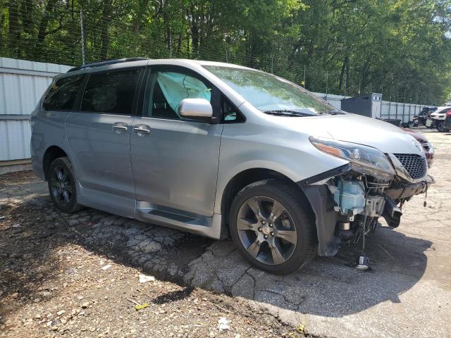 Vin: 5tdxk3dcxfs580975, lot: 56309505, toyota sienna sport 20154