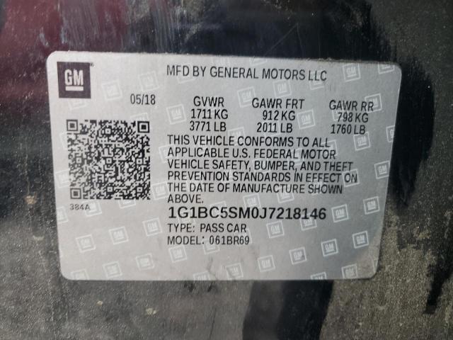 2018 CHEVROLET CRUZE LS - 1G1BC5SM0J7218146