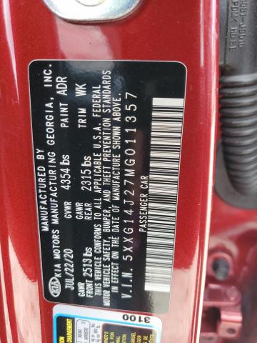 2021 KIA K5 LXS - 5XXG14J27MG011357