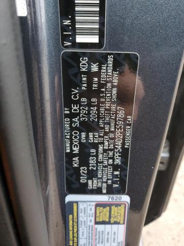 2023 KIA FORTE GT L - 3KPF54AD2PE597867