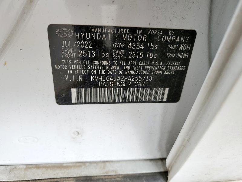 2023 HYUNDAI SONATA SEL KMHL64JA2PA255713