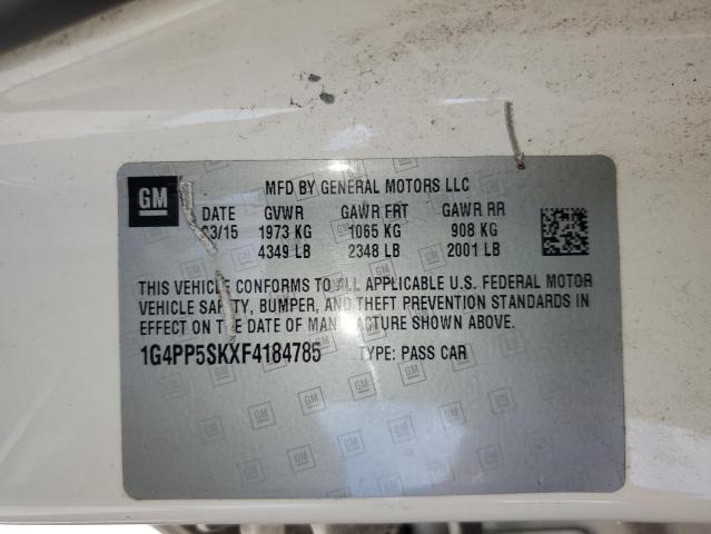 2015 BUICK VERANO - 1G4PP5SKXF4184785