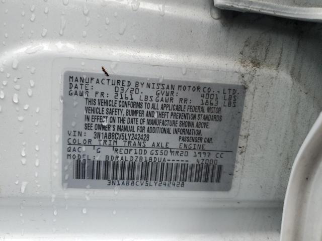 2020 NISSAN SENTRA SV - 3N1AB8CV5LY242428