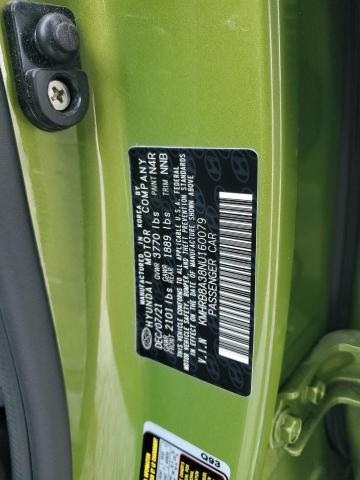 2022 HYUNDAI VENUE SE KMHRB8A38NU160079