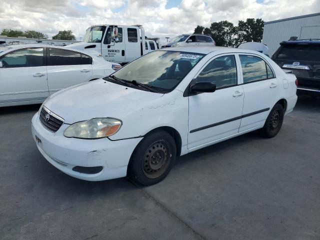 TOYOTA COROLLA CE 2005 white  gas 1NXBR32E35Z453551 photo #1