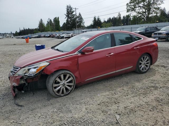 HYUNDAI AZERA GLS 2012 red  gas KMHFH4JG3CA157800 photo #1
