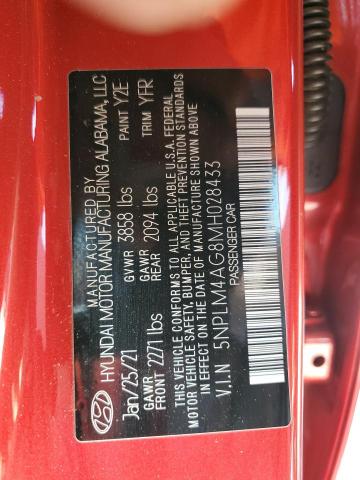 2021 HYUNDAI ELANTRA SE - 5NPLM4AG8MH028433