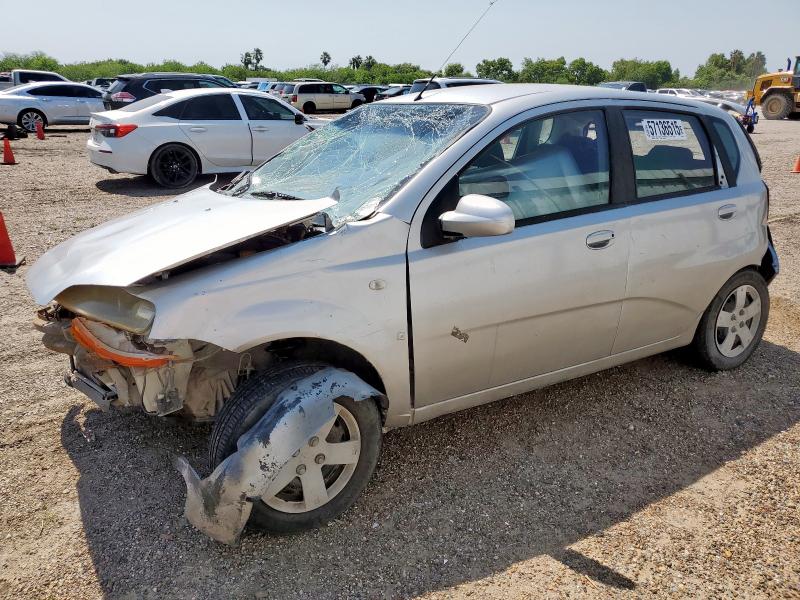 CHEVROLET AVEO BASE 2008 silver hatchbac gas KL1TD66678B254800 photo #1