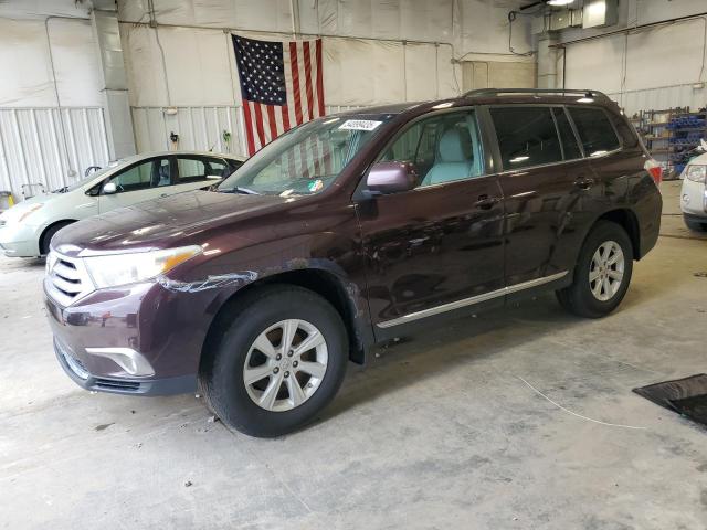 Vin: 5tdbk3ehxds231154, lot: 54899435, toyota highlander base 2013 img_1