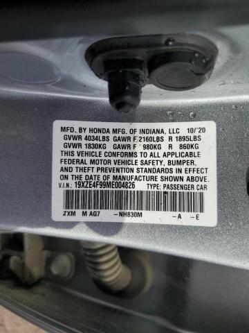 2021 HONDA INSIGHT TO 19XZE4F99ME004826