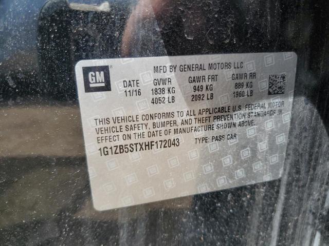 2017 CHEVROLET MALIBU LS - 1G1ZB5STXHF172043