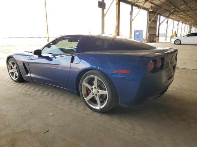 CHEVROLET CORVETTE 2007 blue coupe gas 1G1YY26U775110955 photo #3