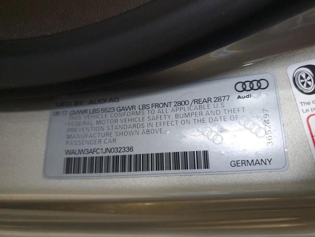 2018 AUDI A7 PREMIUM WAUW3AFC1JN032336