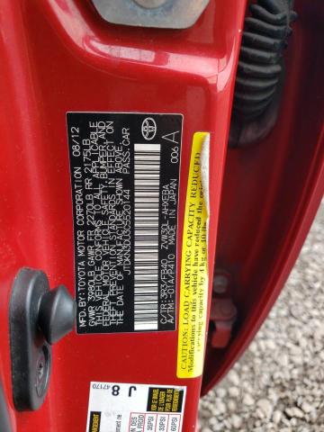 2012 TOYOTA PRIUS - JTDKN3DU3C5520144