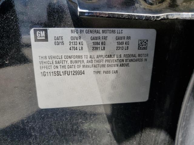 2015 CHEVROLET IMPALA LT - 1G1115SL1FU129994