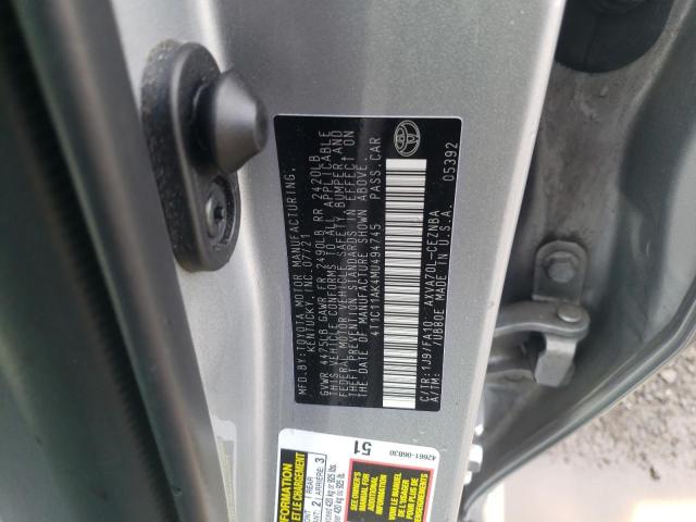 2021 TOYOTA CAMRY LE - 4T1C11AK4MU494745
