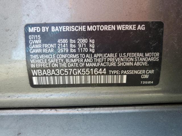 2016 BMW 320 XI - WBA8A3C57GK551644