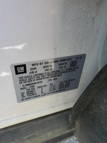 2022 CHEVROLET TRAILBLAZE - KL79MMS20NB128720