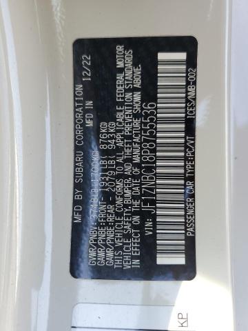 2023 TOYOTA GR 86 JF1ZNBC18P8755536