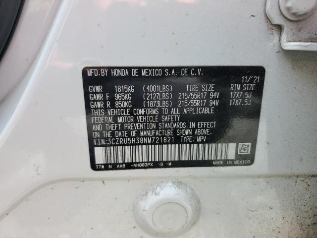 2022 HONDA HR-V LX - 3CZRU5H38NM721821