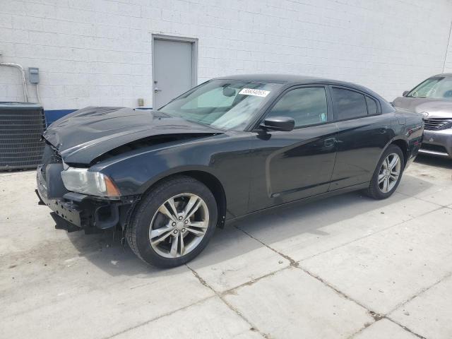 DODGE CHARGER SX 2014 black  flexible fuel 2C3CDXJG5EH221722 photo #1