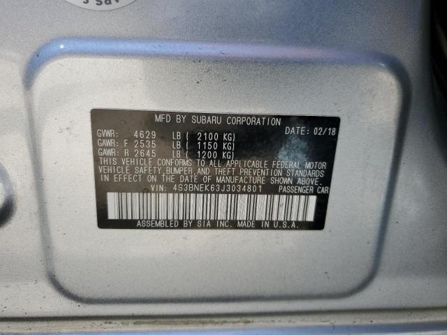2018 SUBARU LEGACY 3.6 4S3BNEK63J3034801