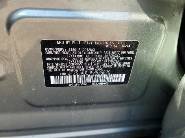 2015 SUBARU FORESTER 2 - JF2SJADC9FH526820