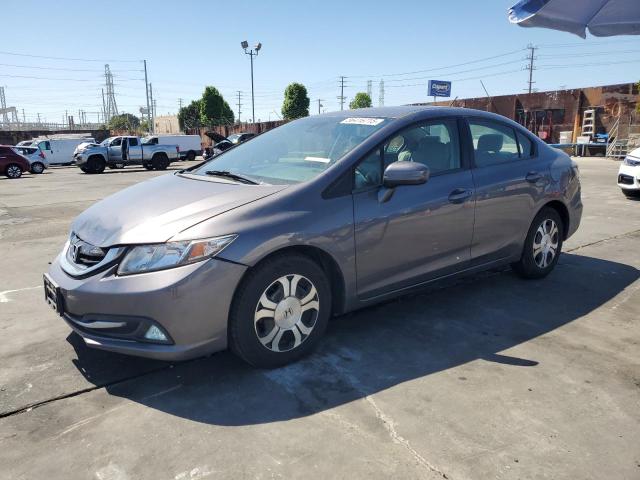 HONDA CIVIC HYBR 2015 gray  hybrid engine 19XFB4F34FE200165 photo #1