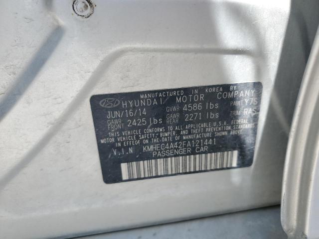 2015 HYUNDAI SONATA HYB - KMHEC4A42FA121441